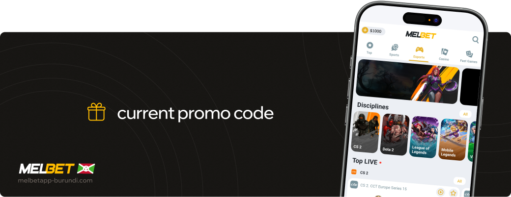 Current promo code Melbet betapk Burundi